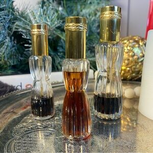 Set of 3 Vintage Estee Lauder Youth Dew Perfume 14 ml Fragrances Used